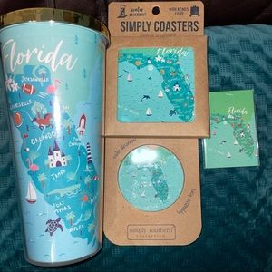 Brand new simple southern  tumbler w/ accessories.